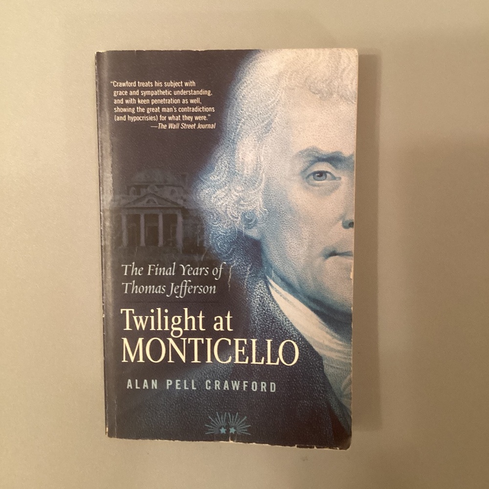 Twilight at Monticello novel